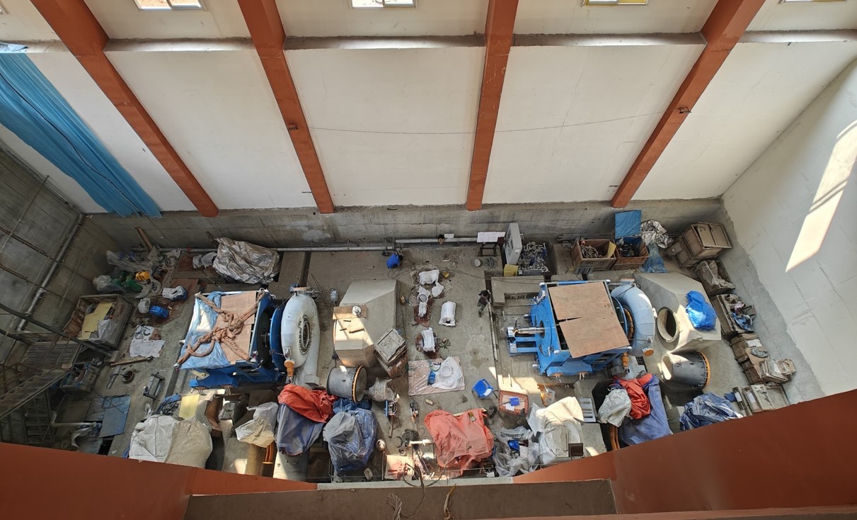 Turbine Generator Base Frame Installation