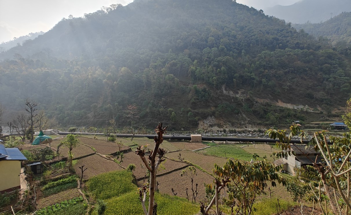 Pipe erection between IP26 and IP29