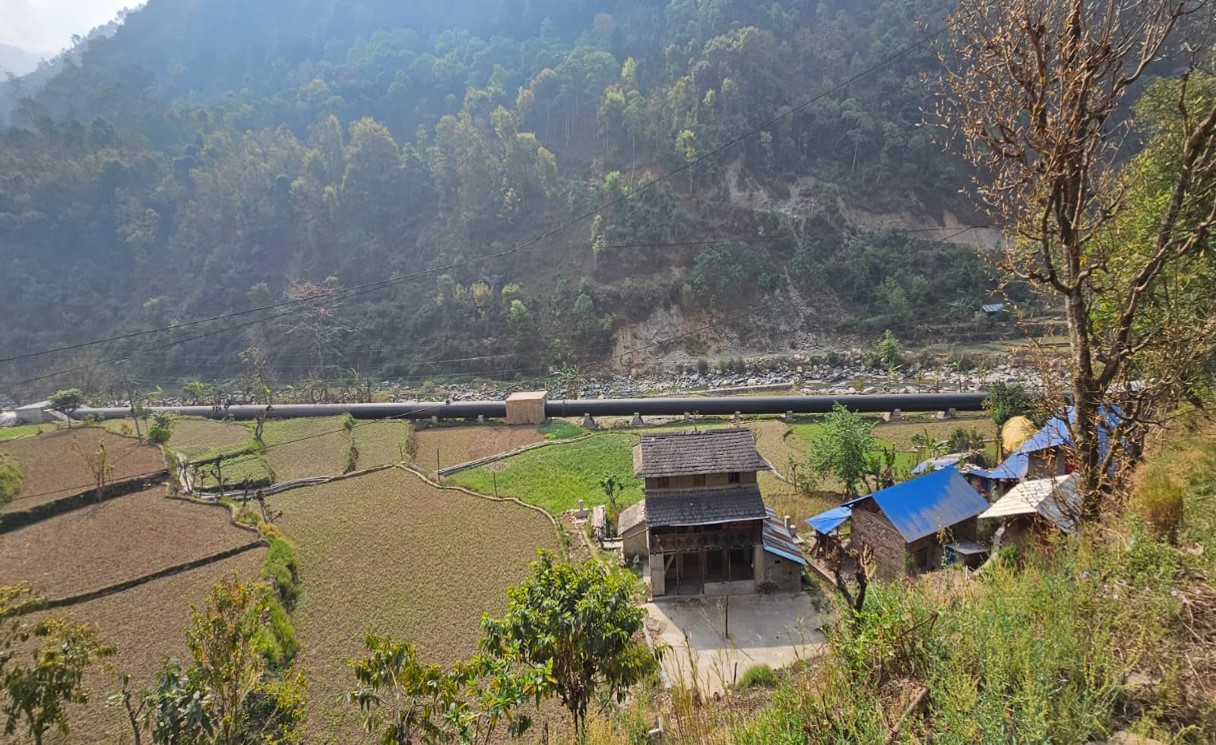 Pipe erection between IP29 and IP31