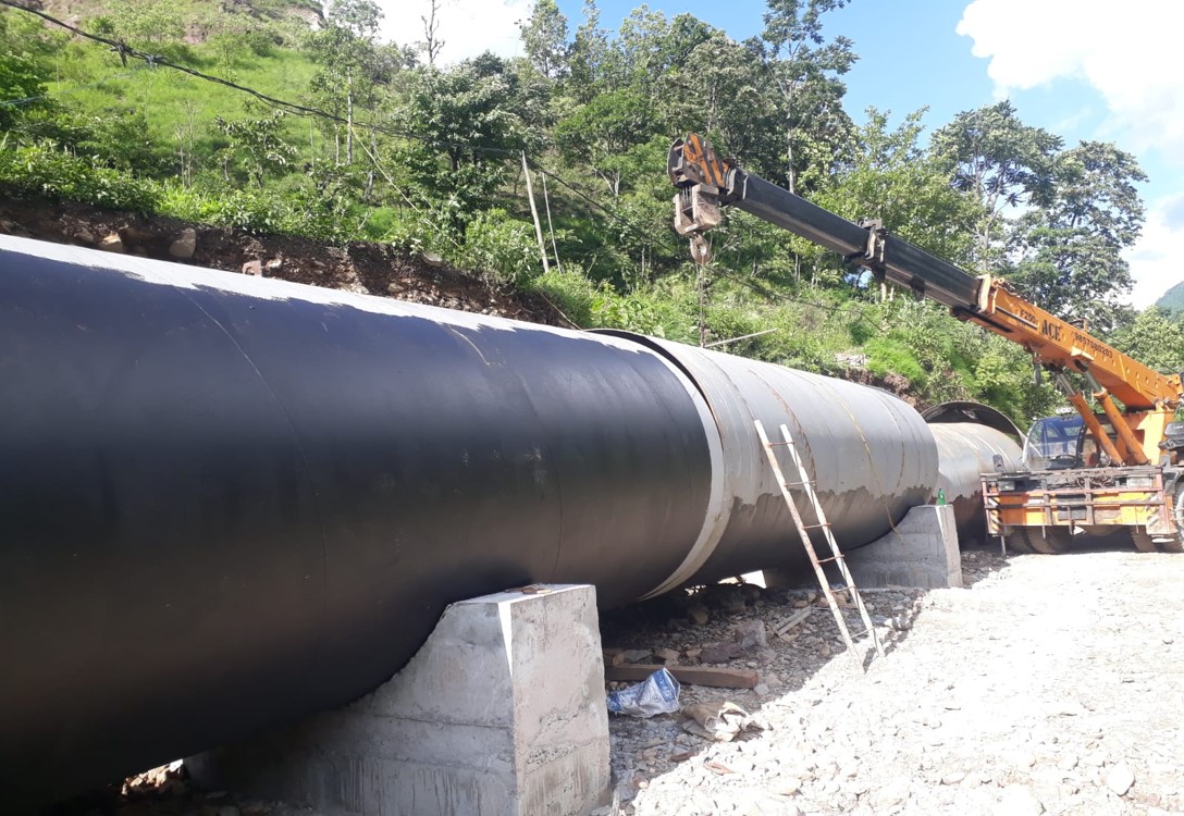 Welding ongoing between IP18 IP19